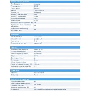 Бензиновый генератор Perform 3000 XL SDMO