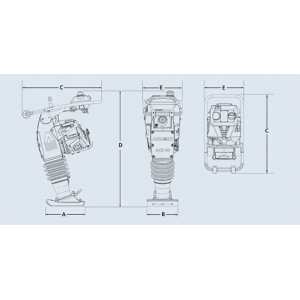 Вибротрамбовка ACR 60 C "AMMANN"